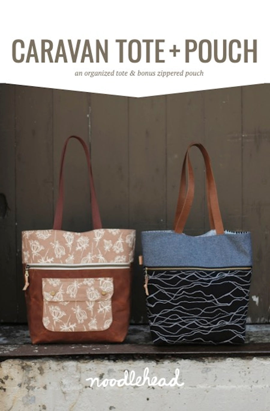 Crescent Tote Paper Pattern Noodlehead Little Stitcher Sews