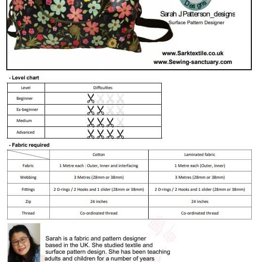 Sanctuary Pattern Sewing-Sanctuary – Little Stitcher Sews