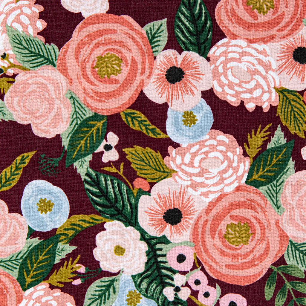 Juliet Rose Burgundy Canvas Garden Party | Rifle Paper Co. – Little ...